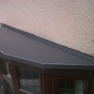 GRP fibreglass flat roofing