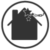 Roof cleaning icon